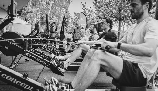 Roeiers op de Concept2